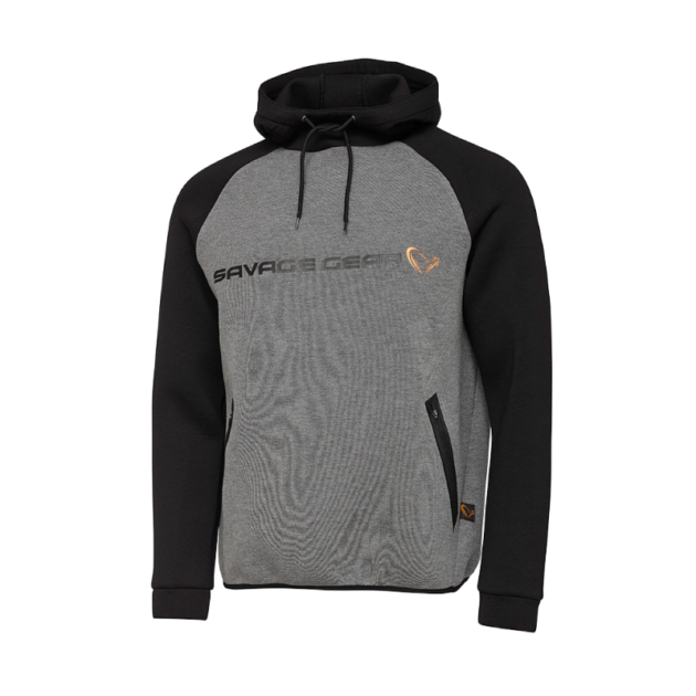 Savage Gear Tec-Foam Hoodie Grey Melange