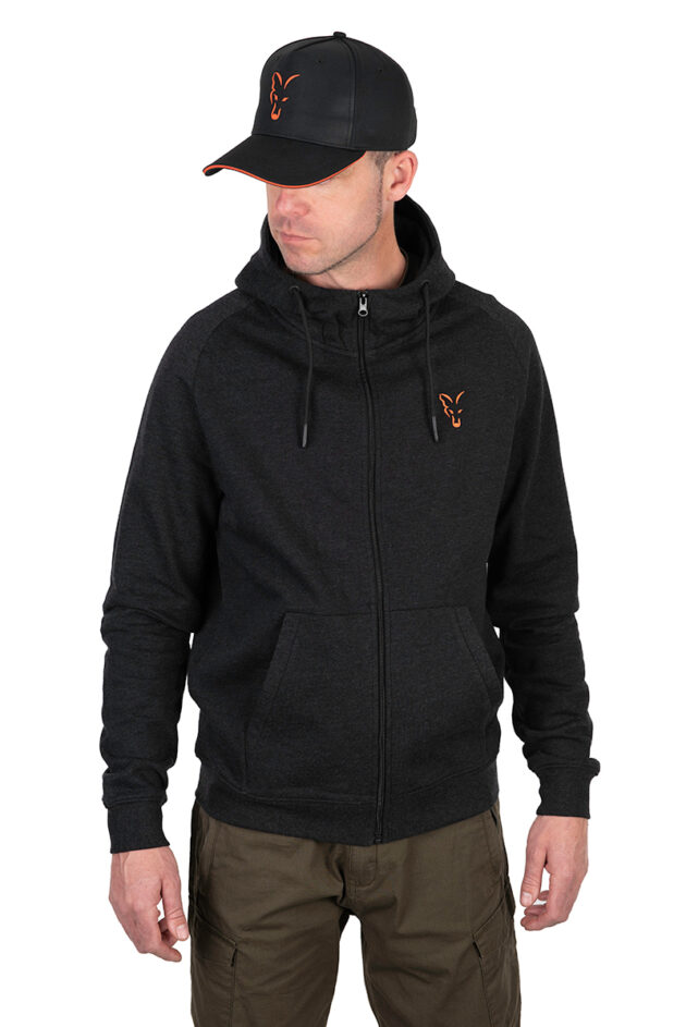 Fox Collection Lw Hoody Black Orange